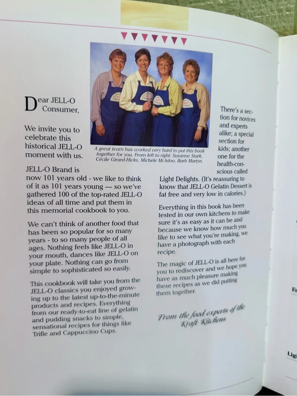 The Magic of JELL-O Cookbook (2001) Hardcover – 100 Recipes Celebrating 100 Year